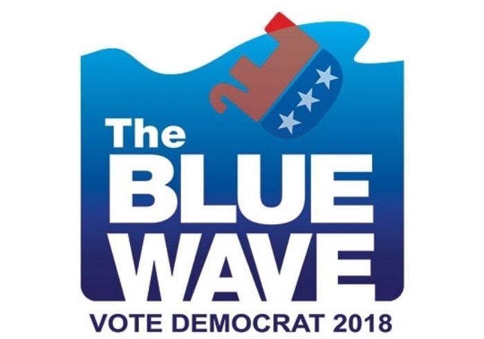 Blue Wave Logo - The BLUE WAVE