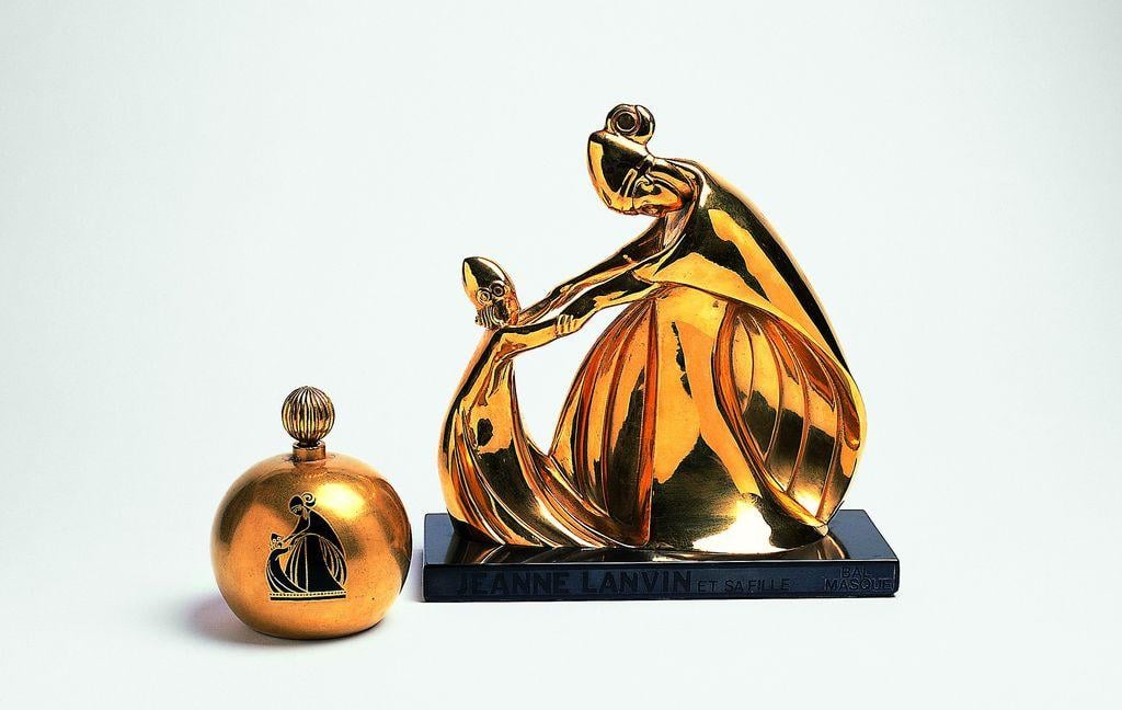 Lanvin Logo - Perfume Flacon And Sculpture Of Lanvin Logo For Bal Masque Perfume