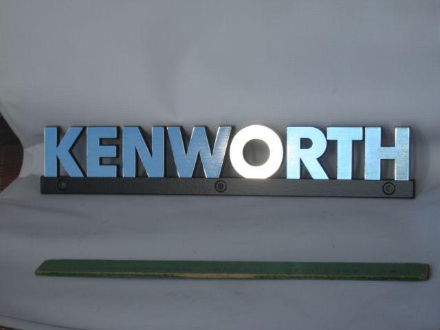 Kenworth Truck Logo - Genuine Chrome Kenworth Truck 14 Wordmark Emblem Name Plate Metal
