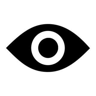 Black Spot Logo - Why use a white circle/spot in eye icons/logos? - Graphic Design ...