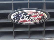 American Flag Ford Logo - Ford Emblem Decal American Flag Remember 911 fit OVER 7