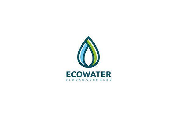 Water Logo - Eco Water Logo ~ Logo Templates ~ Creative Market