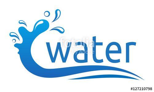 Water Logo - water splash logo design