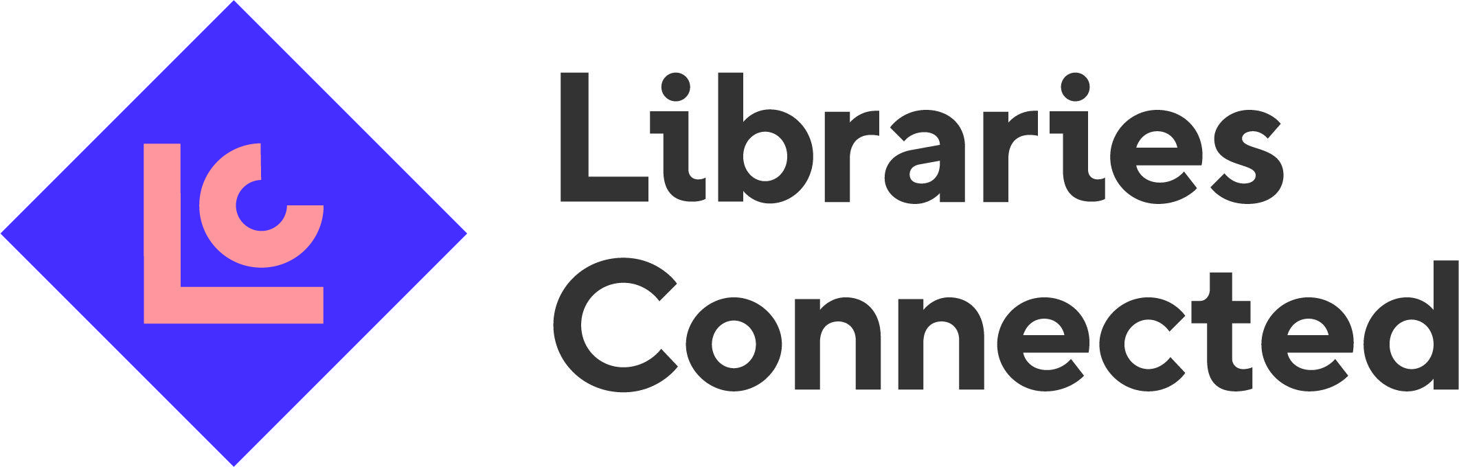 Purple Org Logo - Libraries Connected linear purple logo