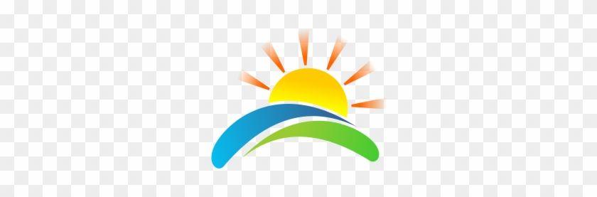 Sun and Green Logo - Vector Green Sun Logo Download - Sunshine Logo Vector Png - Free ...