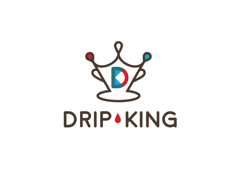 I Drip Logo - Drip King Coffee Logo by Tyler Osegard | Dribbble | Dribbble