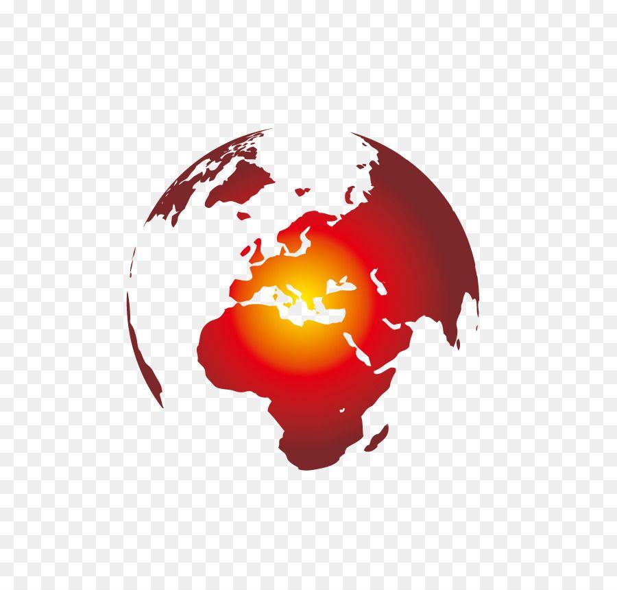 Red Globe Company Logo - Globe Earth World map - globe png download - 595*842 - Free ...