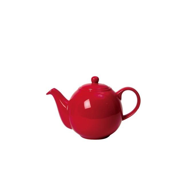 Red Globe Company Logo - Red teapots | London Pottery Company teapots | 6 cup teapots