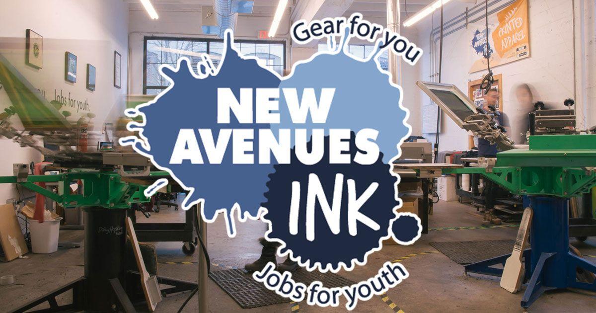 New Avenues Logo - New Avenues Ink | Portland, OR