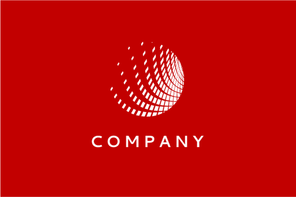 Red Globe Company Logo - Modern Globe Logo Template by Kilik. Logo