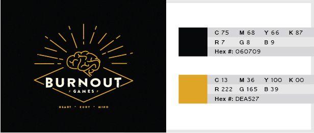 Black and Yellow M Logo - 10 Best 2 Color Combinations For Logo Design with Free Swatches