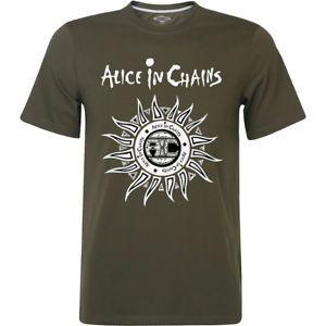 Sun and Man Logo - Alice In Chains Sun Logo Design Rock Band T-shirt Man's Short Sleeve ...