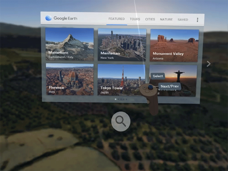 Google Earth VR Logo - Search, explore, and more with Google Earth VR