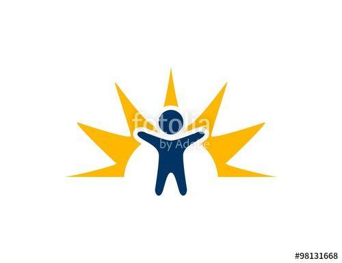 Sun and Man Logo - Man Sun Logo Stock Image And Royalty Free Vector Files On Fotolia