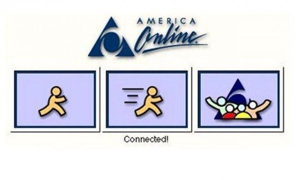 AOL Running Man Logo - AOL 