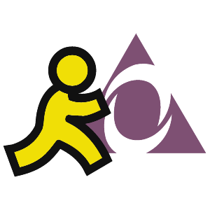 AOL Running Man Logo - Goodbye, Yellow Running Man