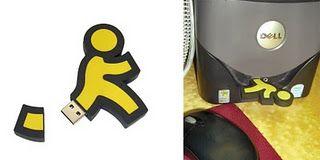 AOL Running Man Logo - CUSTOM USB DRIVES | World of A Lindo