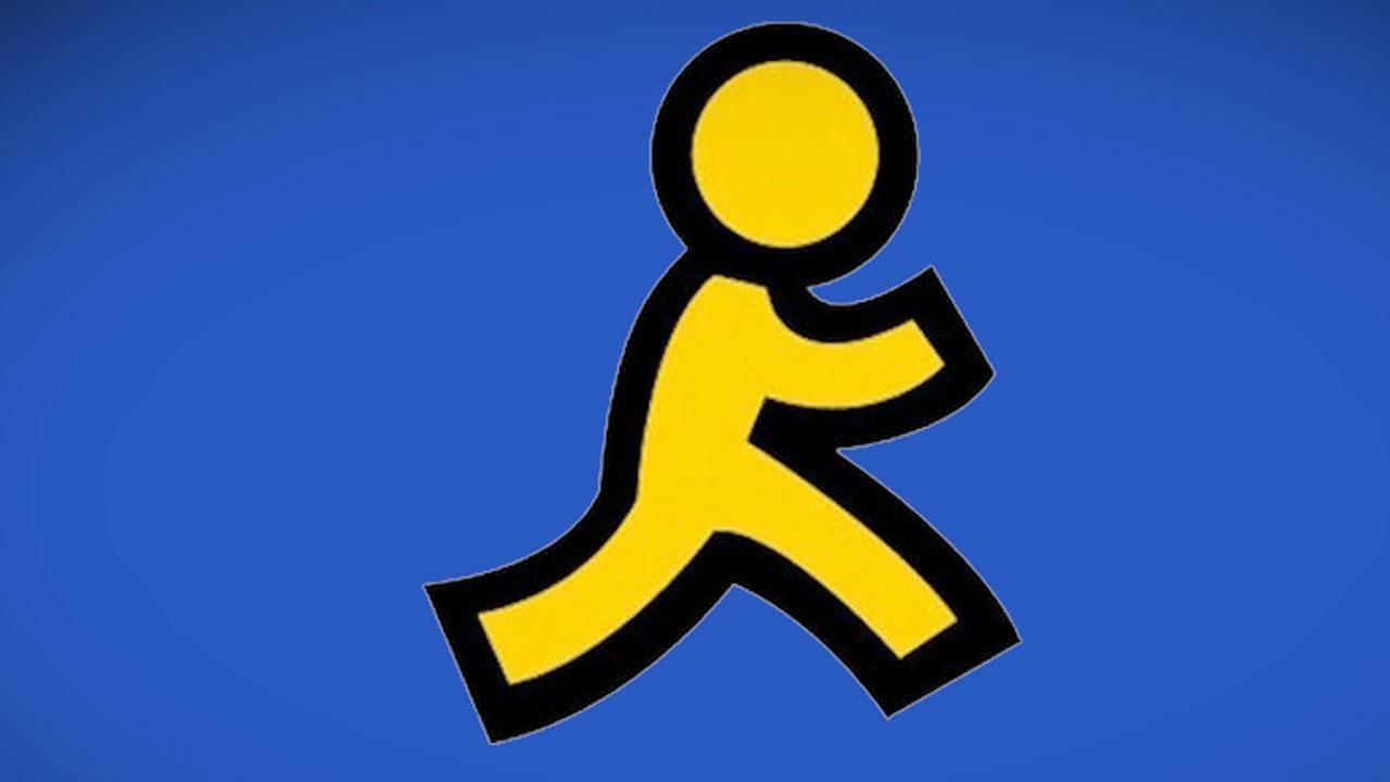 AOL Running Man Logo - LogoDix