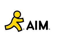 AOL Running Man Logo - g