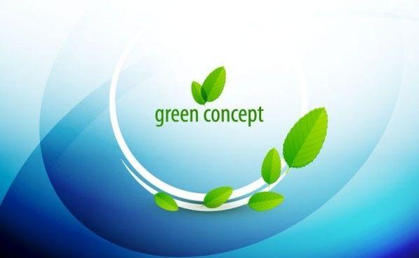 Blue and Green Leaf Logo - Vector green islamic background free vector download (52,250 Free ...