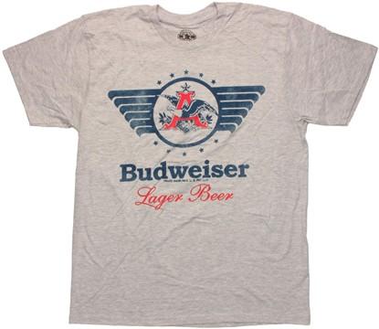 Budweiser Eagle Logo - Budweiser Eagle Logo T Shirt Sheer (SM)