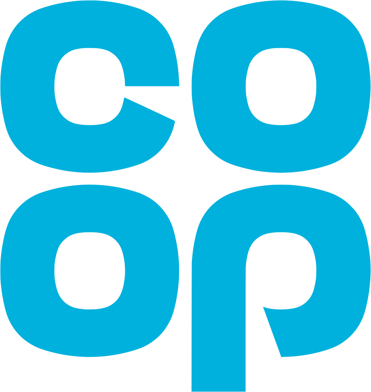 Blue and Green Leaf Logo - The Co Operative Brand