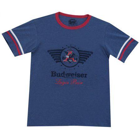 Budweiser Eagle Logo - Anheuser-Busch A & Eagle Logo Budweiser Lager Beer Vintage Adult T ...