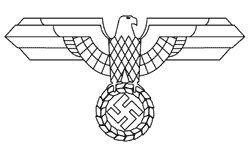 Nazi Bird Logo - Nazi Eagle. Hate Symbols Database