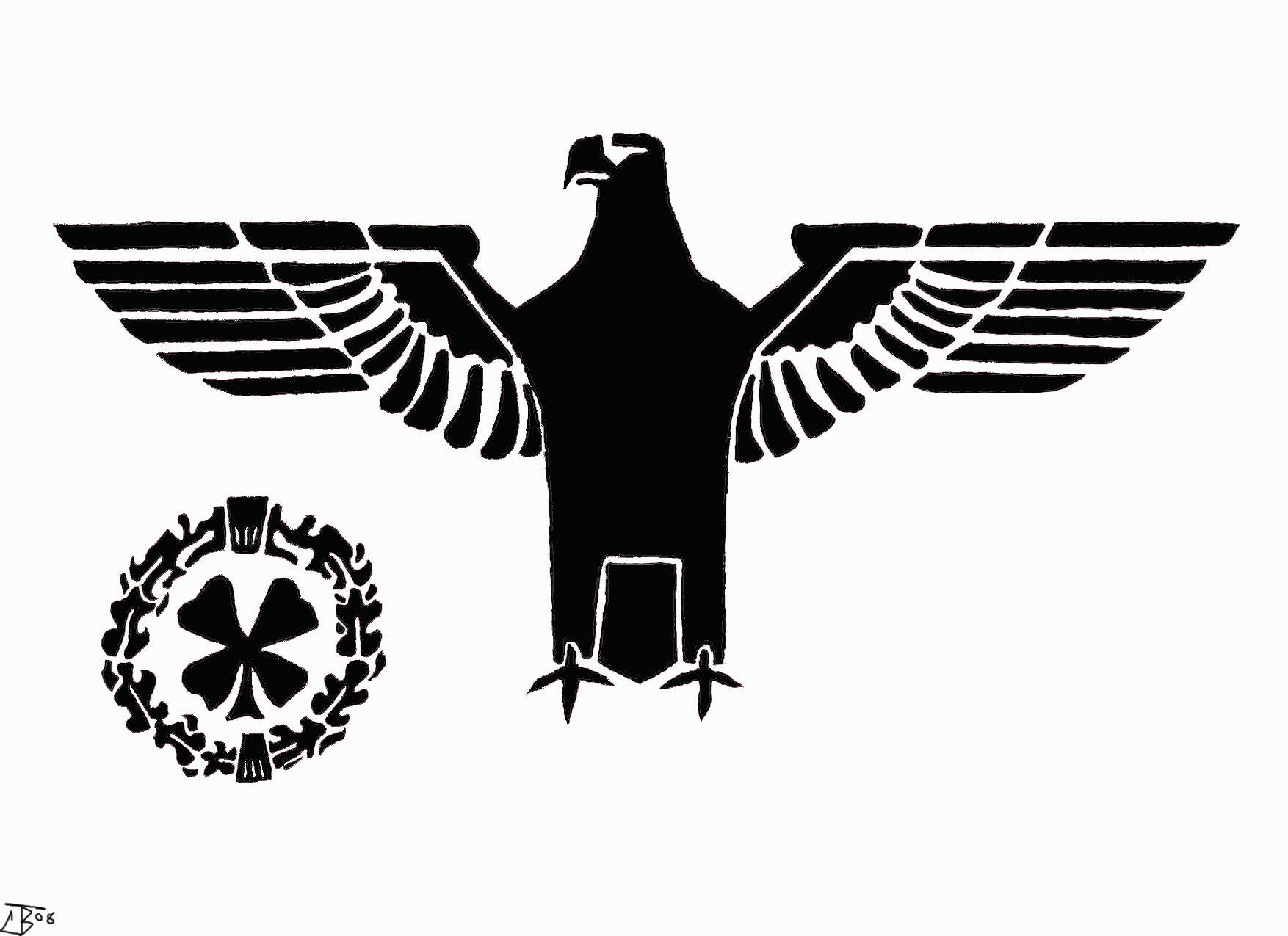 Nazi Bird Logo - Nazi eagle Logos