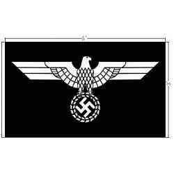 Nazi Bird Logo - Iron Eagle Nazi flag | Tightrope Records