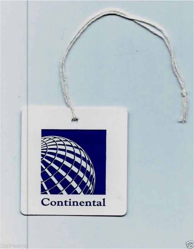 Continental Globe Logo - CONTINENTAL AIRLINES GLOBE LOGO FIRST CLASS TAG | CONTINENTAL ...