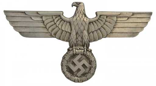 Nazi Bird Logo - GERMAN WWII NAZI EAGLE SYMBOL RAILWAY PLAQUE