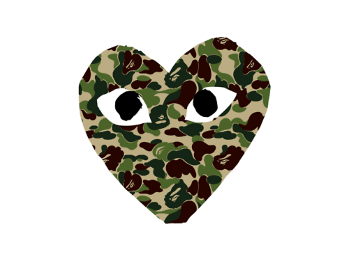 CDG BAPE Logo - Tumblr 2K13