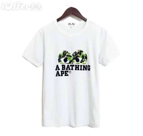 CDG BAPE Logo - HOT BAPE NEW CDG MEN'S SHIRT MEN 'S T-SHIRT COLORS for sale