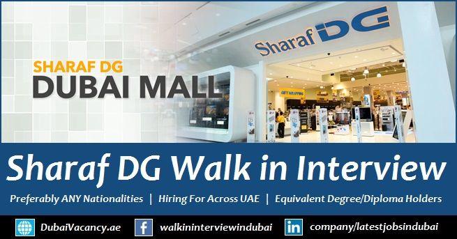 DG Careers Logo - Sharaf DG Careers & Group Jobs Walk in Interview Required Staff