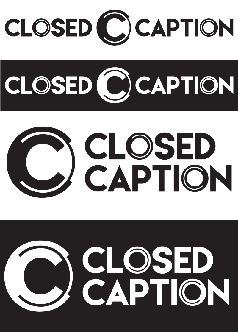 Closed Caption Logo - CLOSED CAPTION - LOGO - Protski