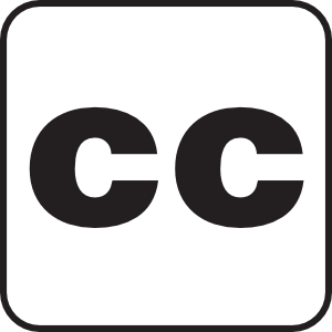 Closed Caption Logo - Closed Captioning White Clip Art at Clker.com - vector clip art ...
