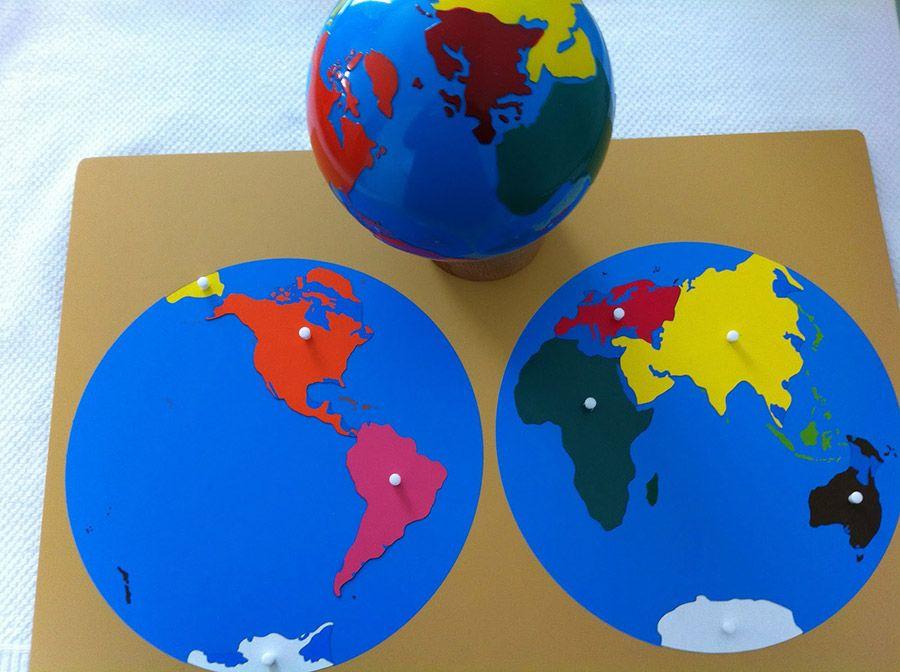 Continental Globe Logo - Cultural Studies: Continental Globe and Map | | St. Andrew's Montessori