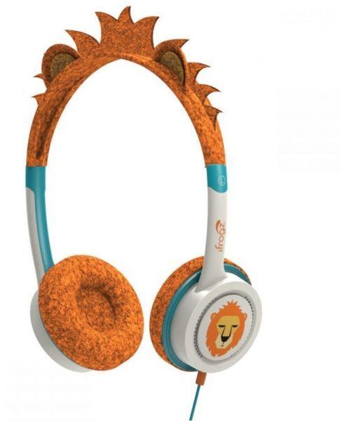 Little Orange Lion Logo - IFrogz Little Rockerz Costume Headphones Lion