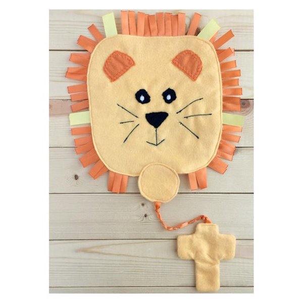 Little Orange Lion Logo - Catholic Baby Gifts – Orange Lion – Catholic Rosary – Little Lion ...
