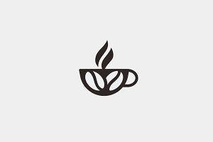 Coffee Cup Logo - Coffee cup logo ~ Logo Templates ~ Creative Market