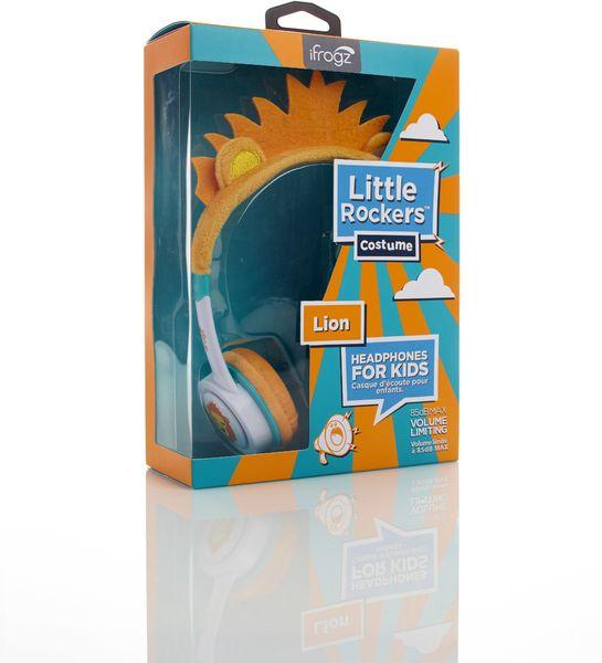 Little Orange Lion Logo - iFrogz Little Rockerz Costume On-Ear Headphones - Orange Lion | Raru
