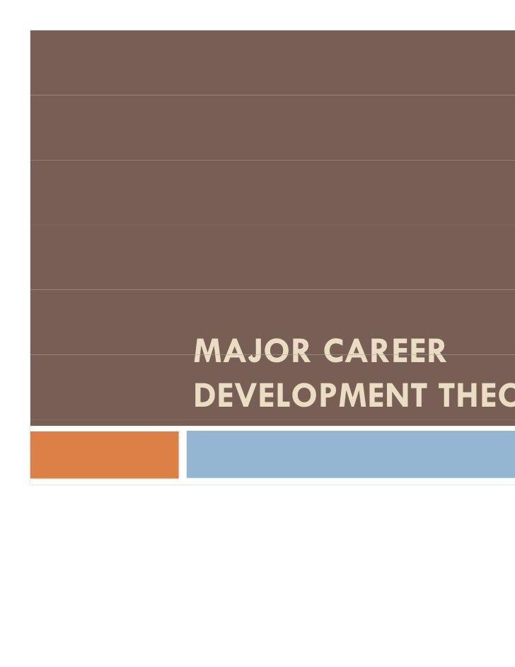 DG Careers Logo - Career Development Theories by Krishnan D G via slideshare | Info ...