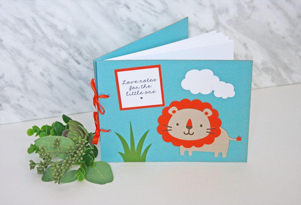 Little Orange Lion Logo - Teal and Orange Lion Baby Shower Guest book — always, by amber