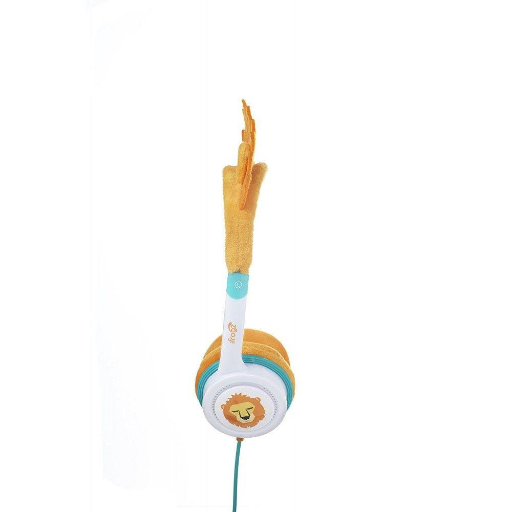 Little Orange Lion Logo - iFrogz Little Rockers Costume Headphones (Orange Lion) - Kids