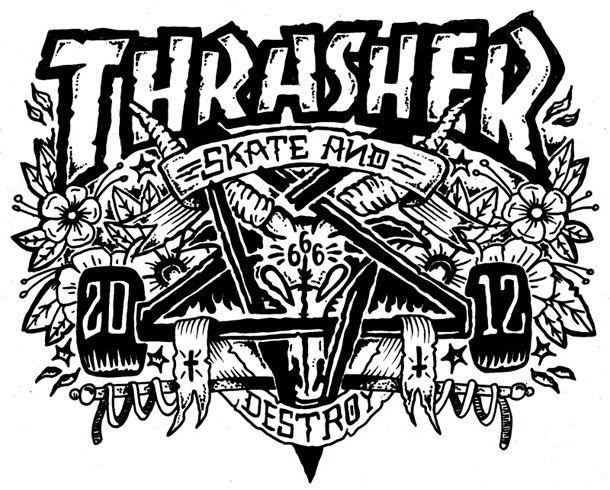 Thrasher Skate Logo - Thrasher Magazine Skategoat Winners