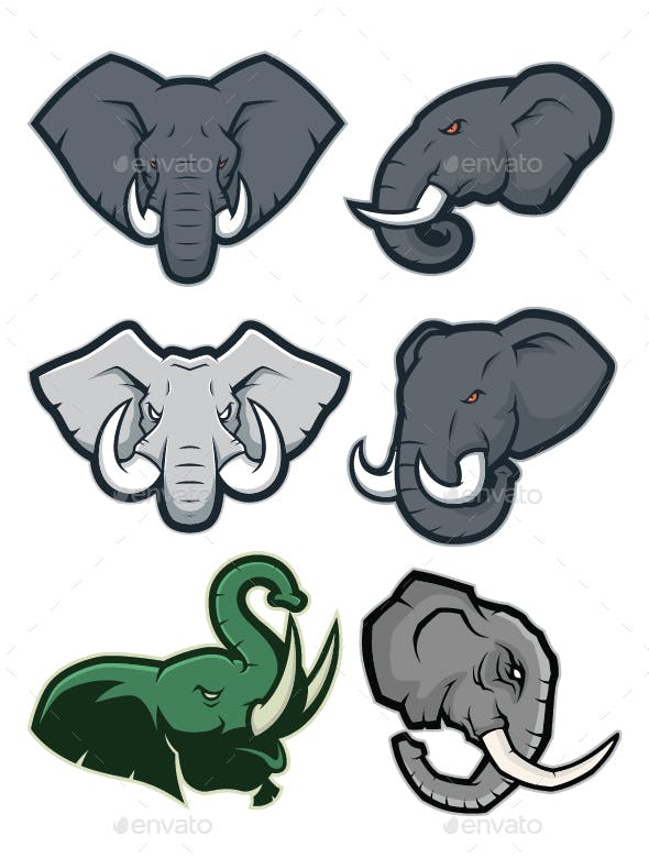 Elephant Mascot Logo - Elephant Mascot Logo by sundatoon | GraphicRiver