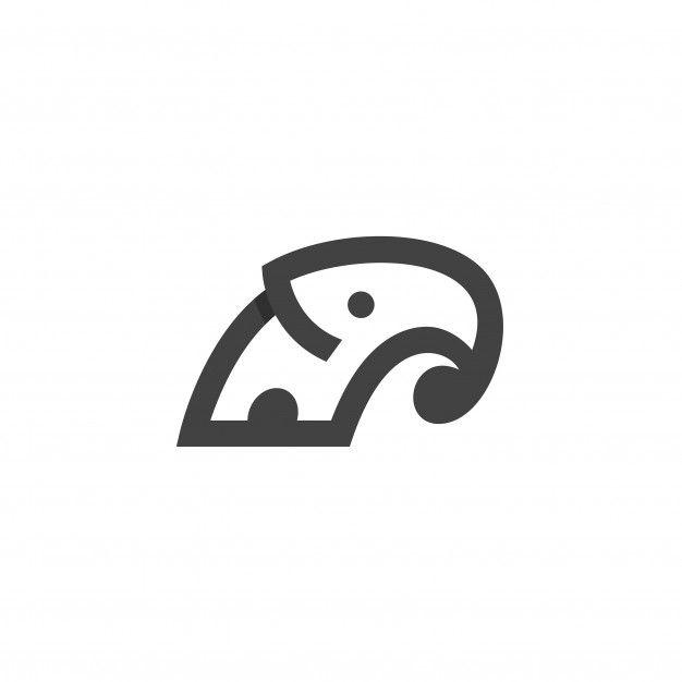 Elephant Mascot Logo - Cute elephant mascot logo Vector | Premium Download