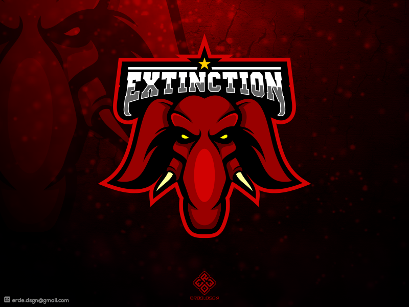 Elephant Mascot Logo - Extinction Elephant Mascot Logo by Rudi Syam | Dribbble | Dribbble