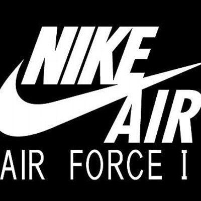 White Nike Air Logo - Nike Air Force 1 on Twitter: 
